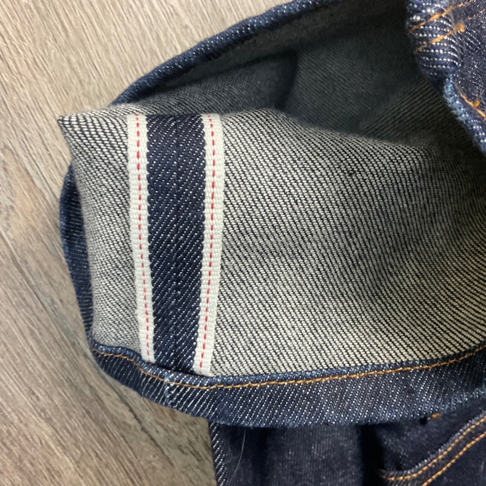 NWT Peter Millar Collection Japan Selvedge Jeans Mens 32x35 Dark Wash Classic - Picture 9 of 12